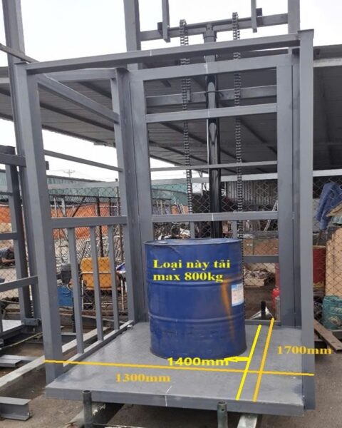 Ưu nhược điểm của thang nâng hàng 500kg
