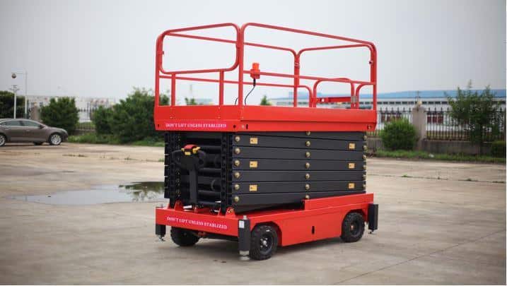 Xe nâng người không an toàn