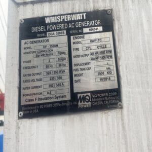  Máy phát điện DCA350ES-MQ 350kva