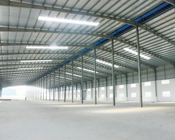 Mẫu Nhà xưởng khung thép tiền chế công nghiệp 2 mẫu nhà xưởng khung thép tiền chế