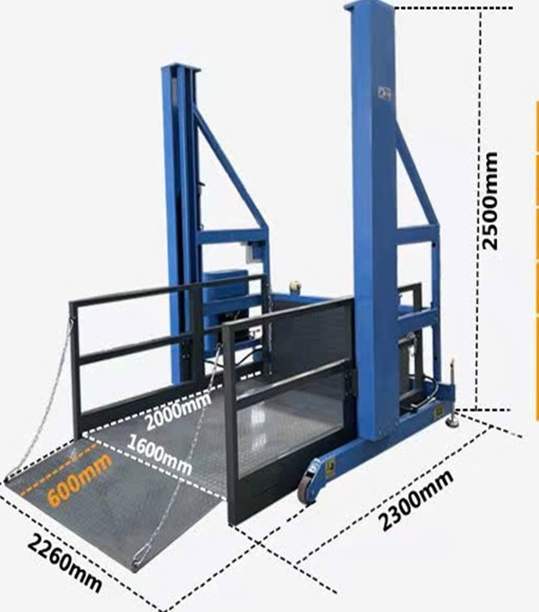 Sàn nâng thủy lực di động 2000kg 3000kg